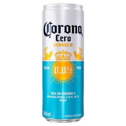 Cerveja Corona Zero Álcool Lata 350ml