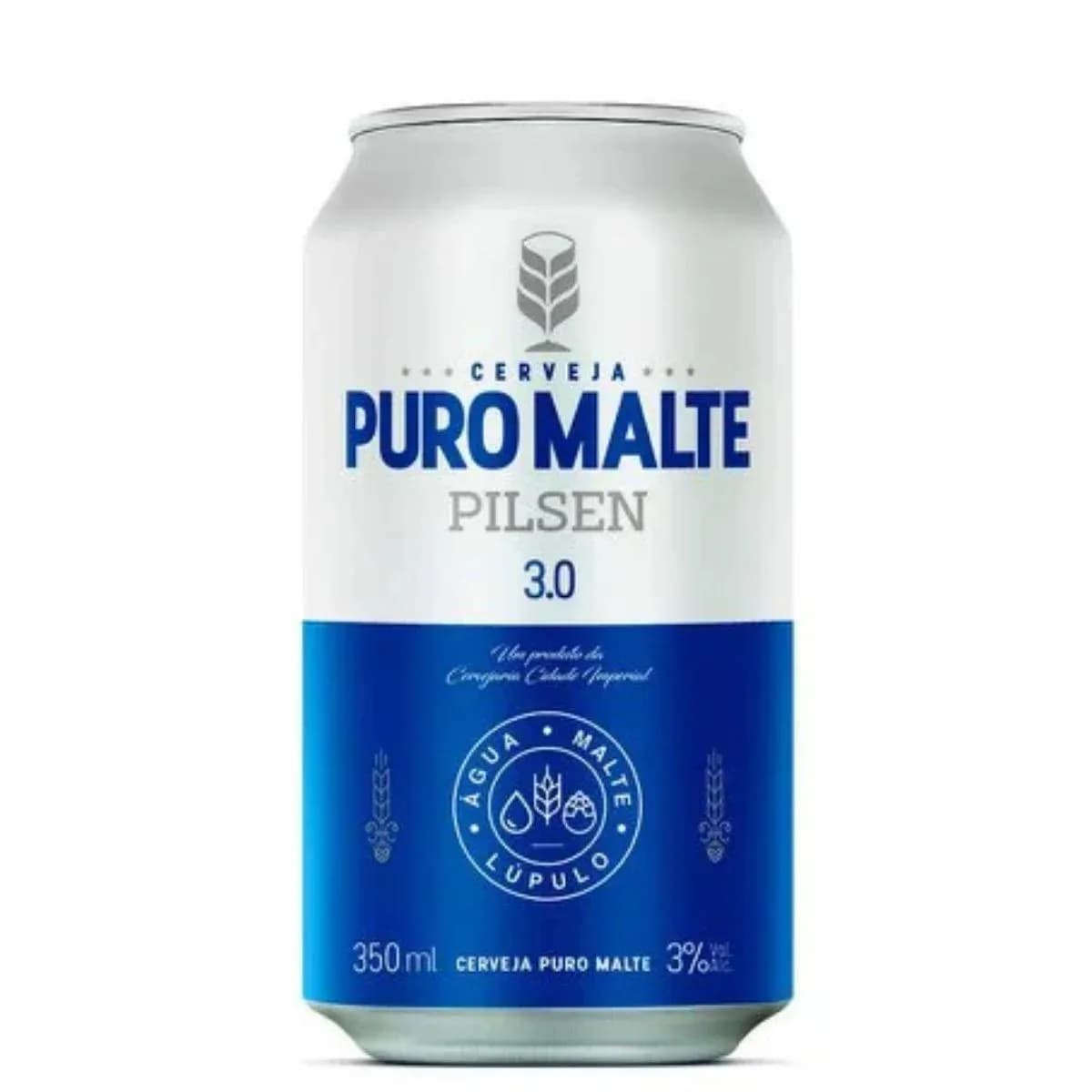 Cerveja Puro Malte Pilsen Lata 350ml