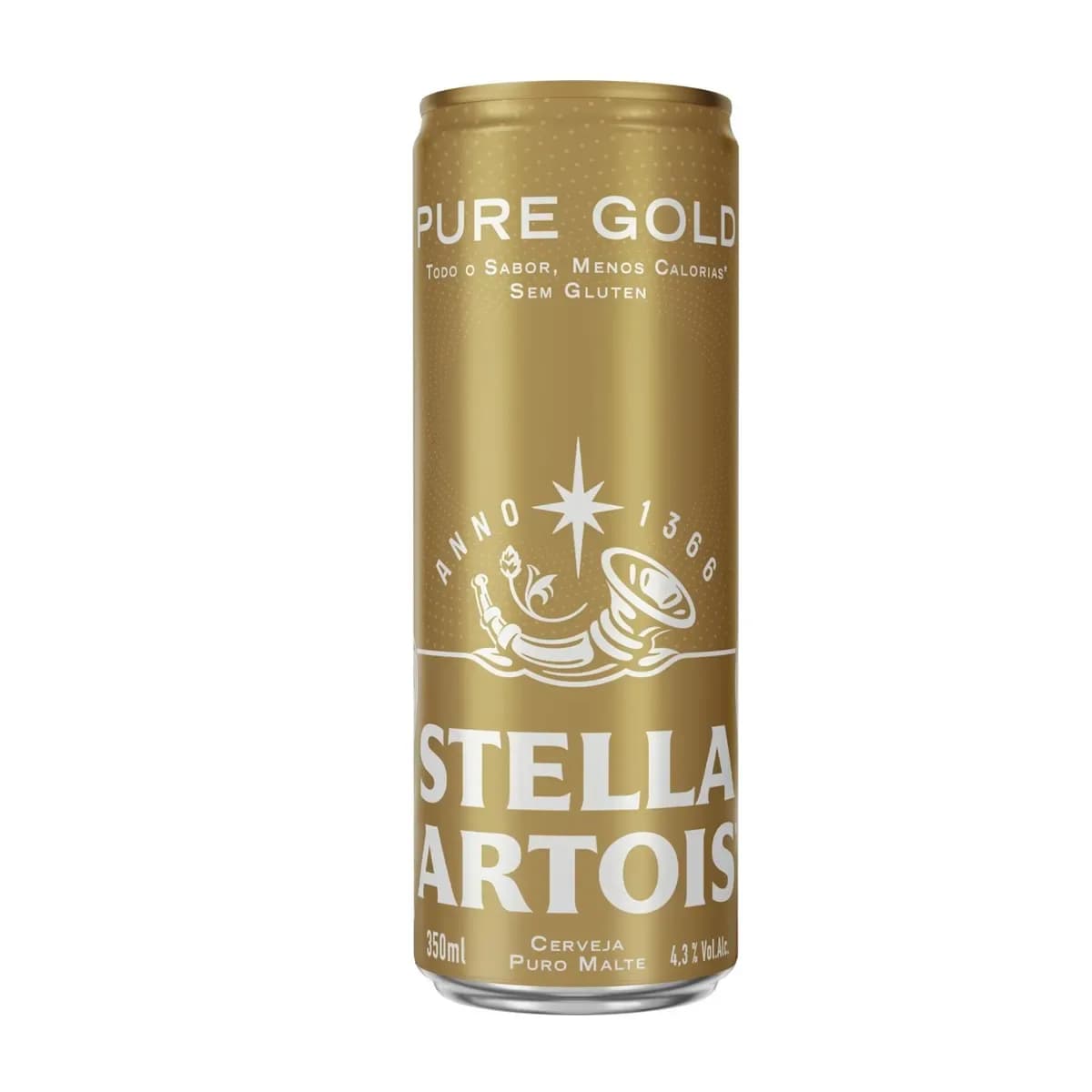 Cerveja Stella Pure Gold Lata 350ml