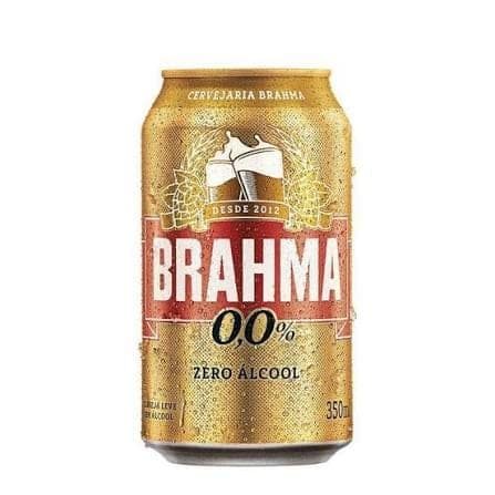 Cerveja Brahma Zero Álcool Lata 350ml