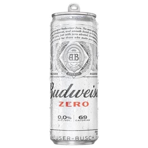 Cerveja Budweiser Zero Álcool Lata 350ml